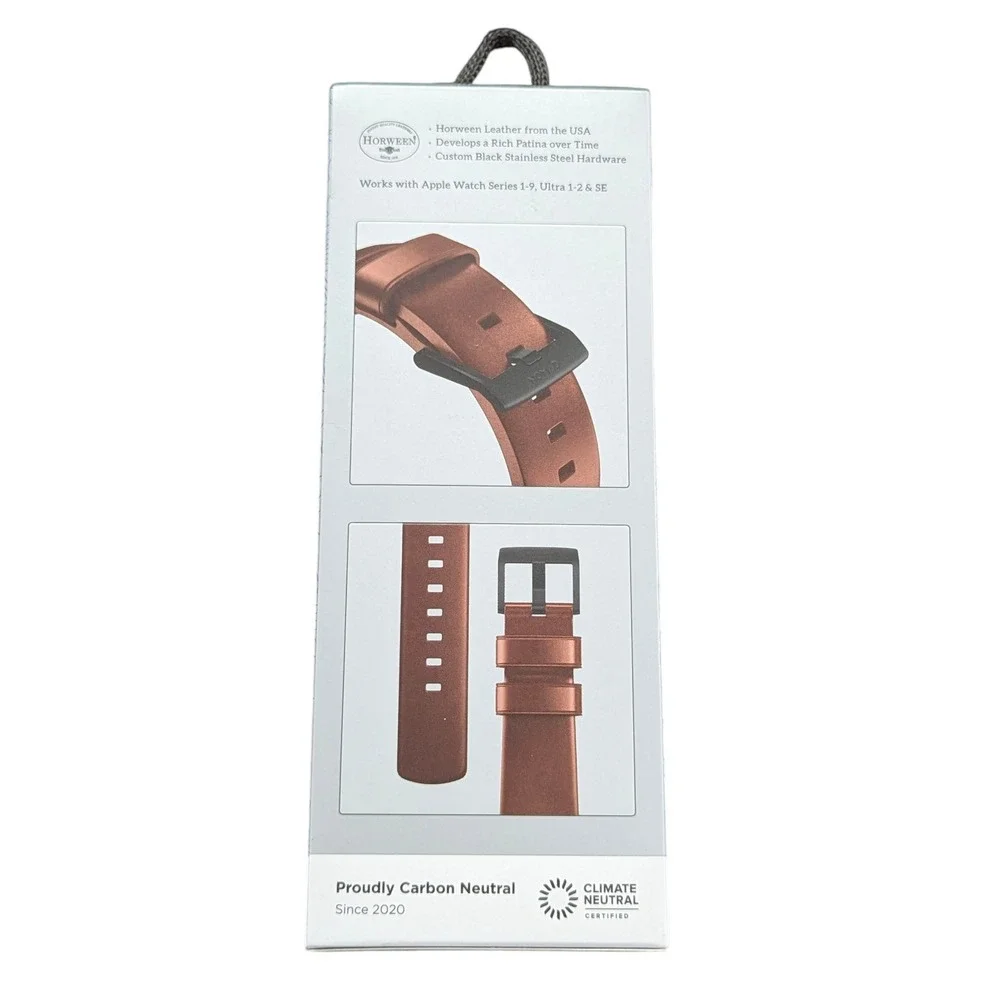 006Uv Nomad Modrn Band Leather Apple Watch 1-9 Series, Ultra 1-2, SE‎ 44/45/49mm